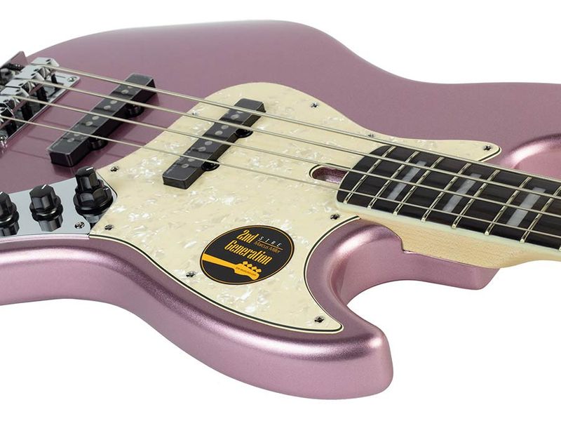 Sire V7 2nd Gen Series Marcus Miller Alder 4-string Bass Guitar Burgundy Mist