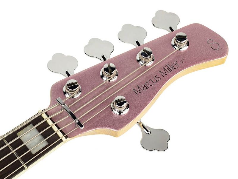 Sire V7 2nd Gen Series Marcus Miller Alder 5-string Bass Guitar Burgundy Mist
