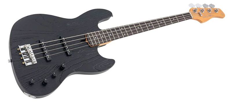 Sire V6 4/BK mahogany+ash top 4-string active bass guitar black