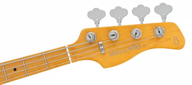 Sire V6 4/BSB mahogany+ash top 4-string active bass guitar butterscotch blonde