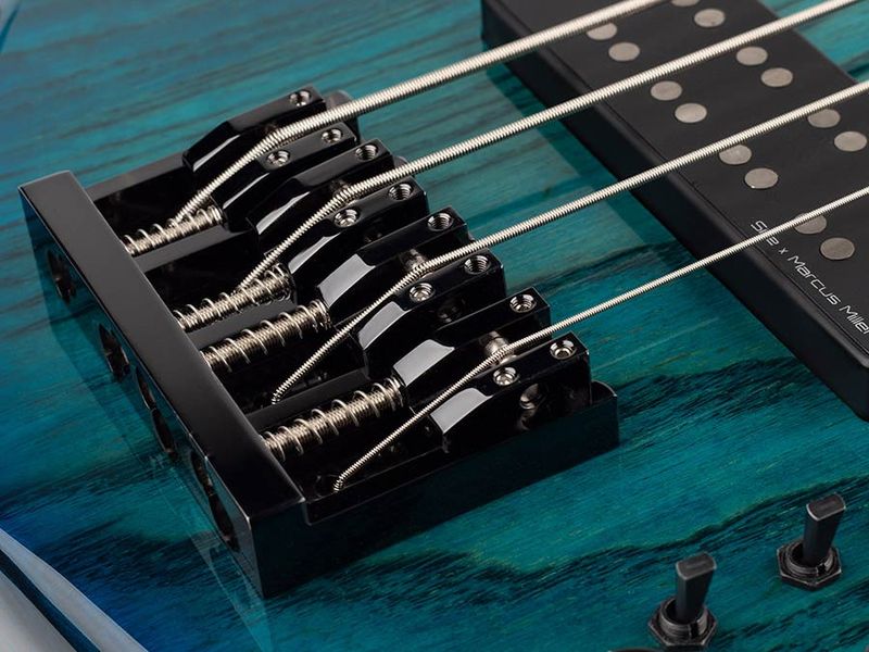 Sire M5 Series Marcus Miller Swamp Ash 4-string Bass Guitar Transparent Blue