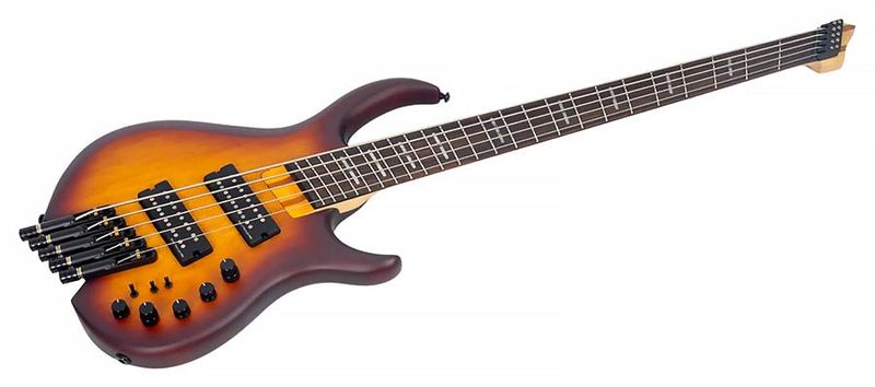 Sire M6H 5/TSS mahogany 5-string active bass tobacco sunburst satin, with gigbag