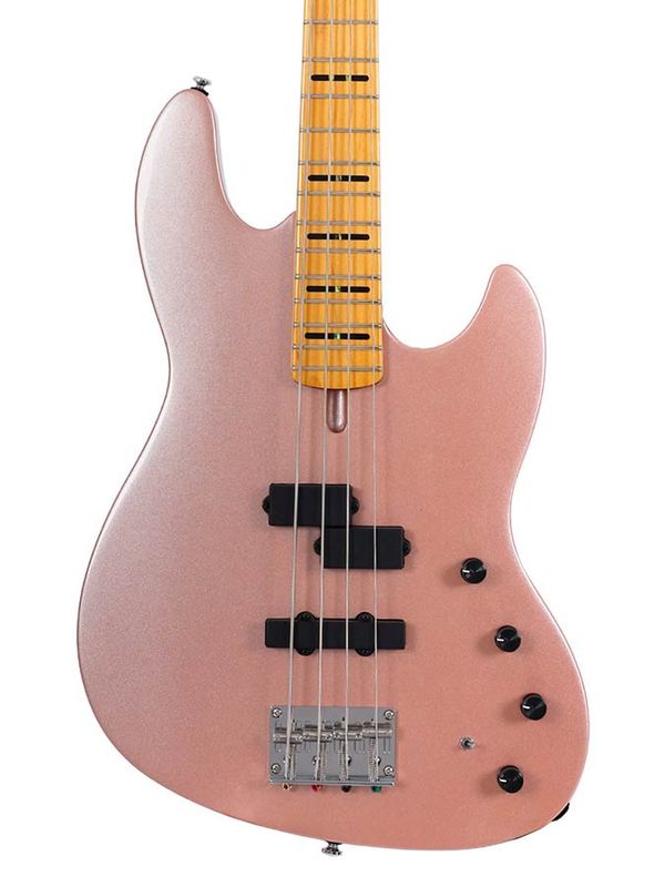 Sire U Series Marcus Miller alder 4-string active bass guitar, rosegold