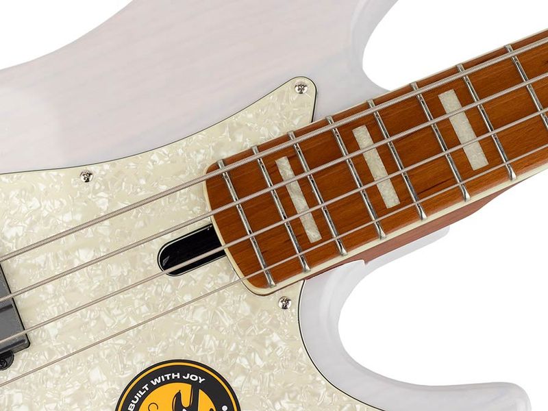 Sire P8 Series Marcus Miller swamp ash 4-string active bass white blonde