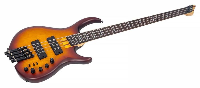 Sire M6H 4/TSS mahogany 4-string active bass tobacco sunburst satin, with gigbag