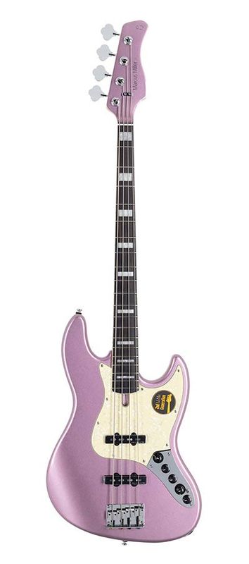 Sire V7 2nd Gen Series Marcus Miller Alder 4-string Bass Guitar Burgundy Mist