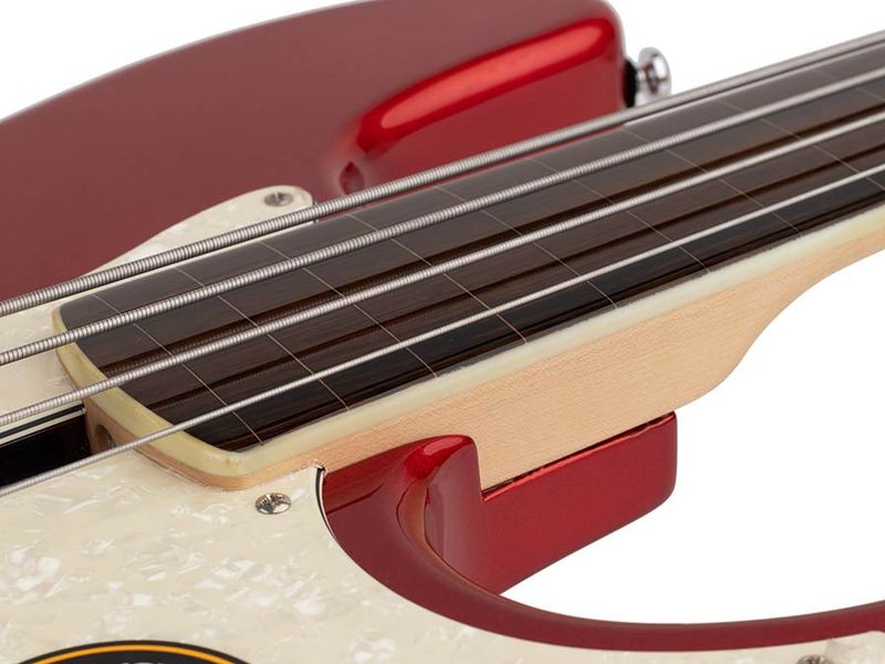 Sire V7 2nd Gen Series Marcus Miller fretless Alder 4-string Bass Guitar Bright Metallic Red