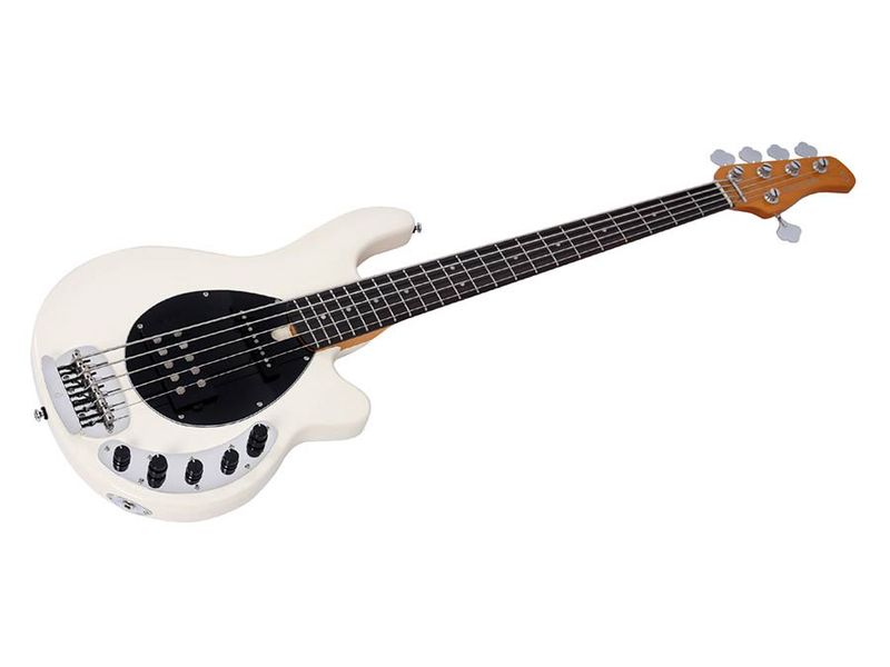 Sire Z Series Marcus Miller mahogany 5-string active bass guitar, antique white