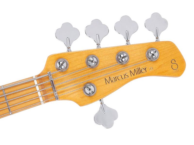 Sire Z Series Marcus Miller mahogany 5-string active bass guitar, blue