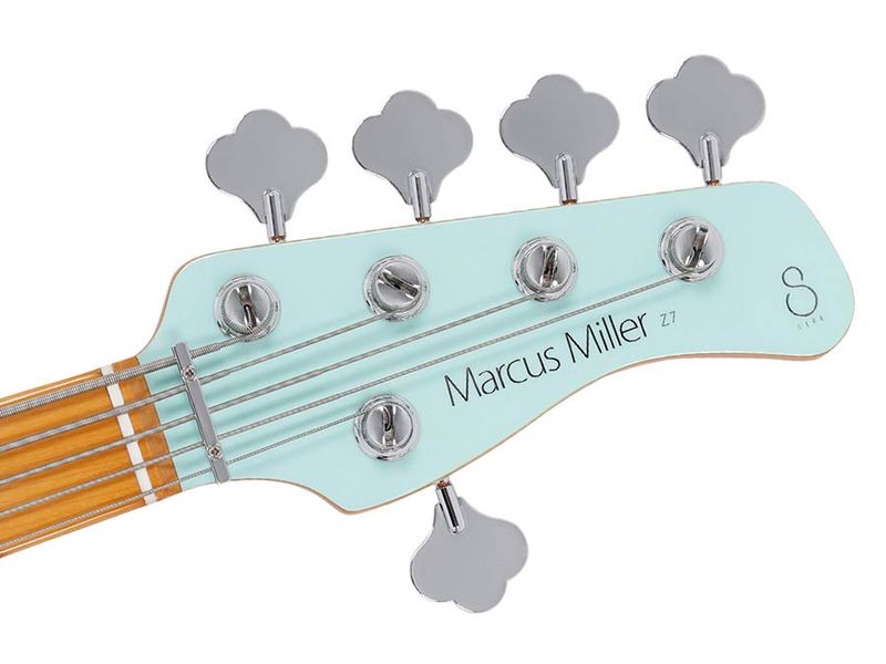 Sire Z Series Marcus Miller mahogany 5-string active bass guitar, mint green