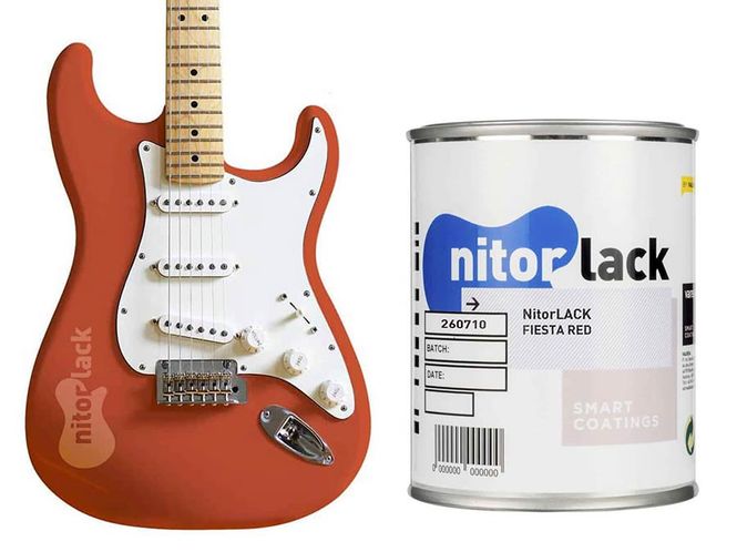 Hovedbilde NitorLACK Nitrocellulose Paint Fiesta Red - 500ml can