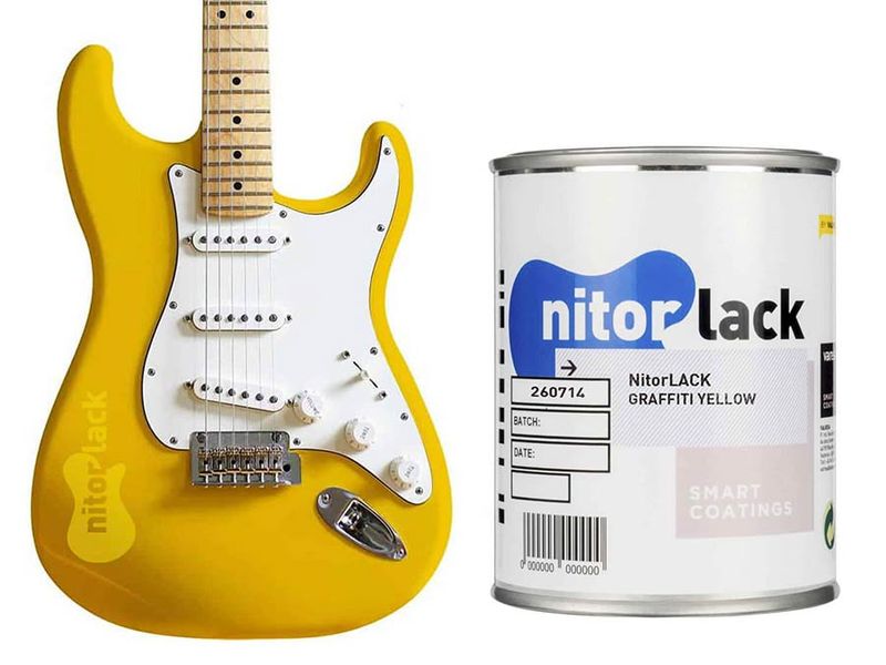 NitorLACK Nitrocellulose Paint Graffiti Yellow - 500ml can