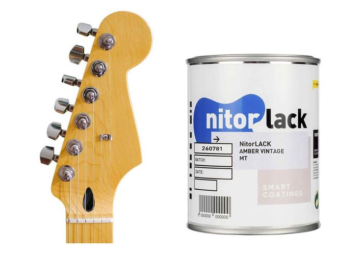 Hovedbilde NitorLACK Nitrocellulose Paint Amber Vintage ...