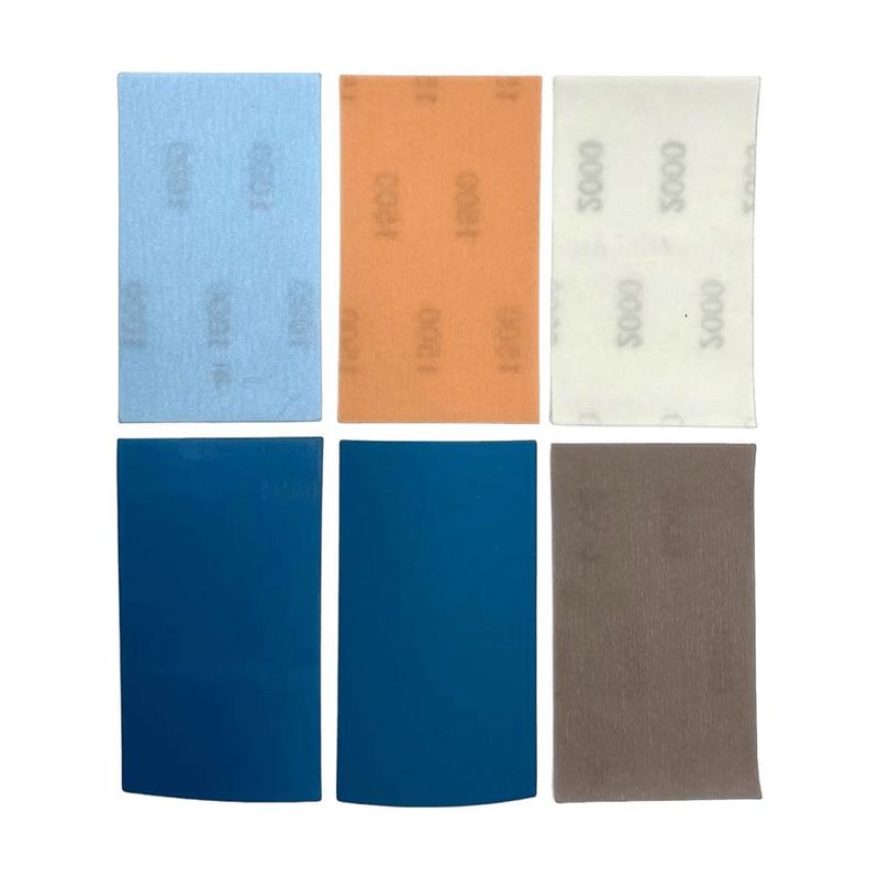 NitorLACK Flex latex sanding sheets 130 x 75 mm sheets K3000 - 5 pcs