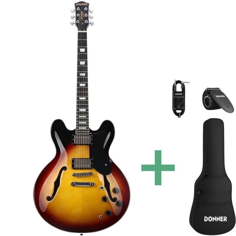 Donner DJP-1000S el-gitar sunburst