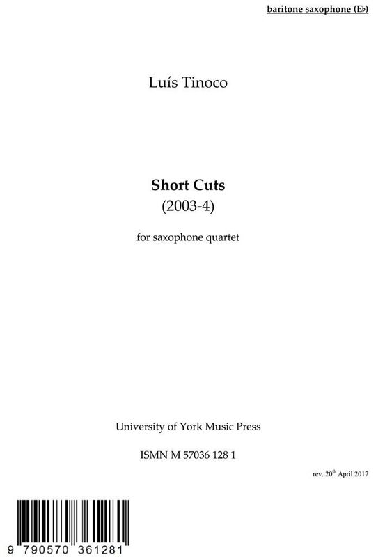 Short Cuts - Saxophone Quartet