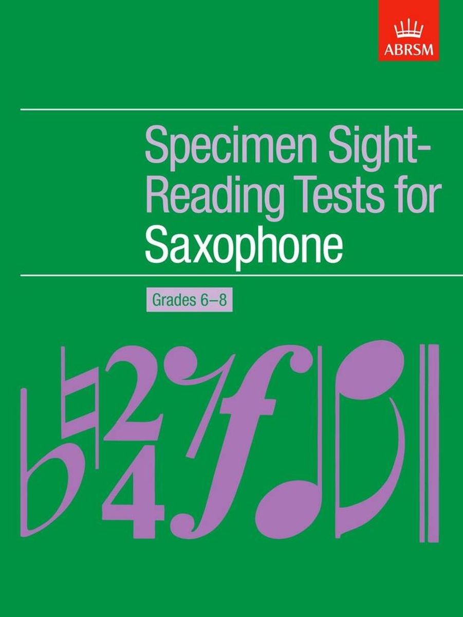 Specimen Sight-Reading Tests for Saxophone