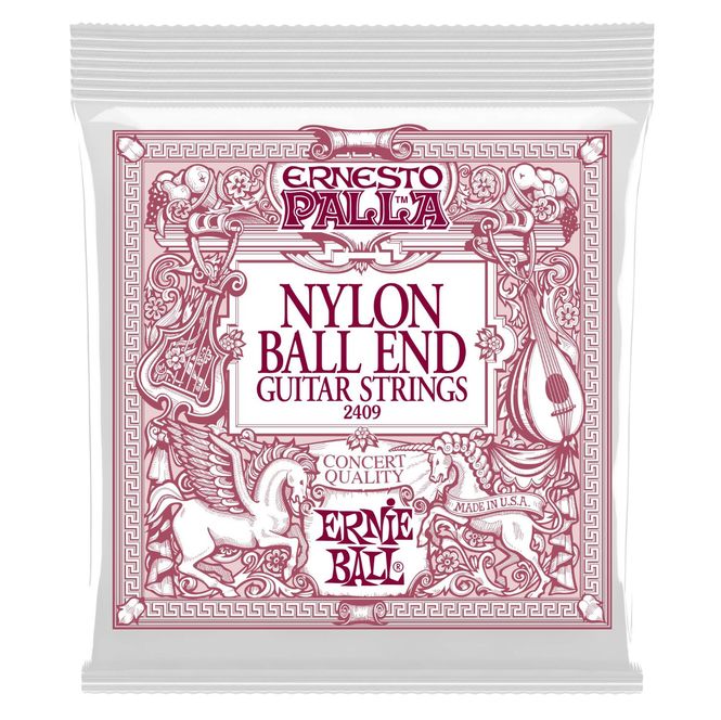 Hovedbilde Ernie Ball 2409 Black & Gold Nylon Ball End Strings Medium Tension