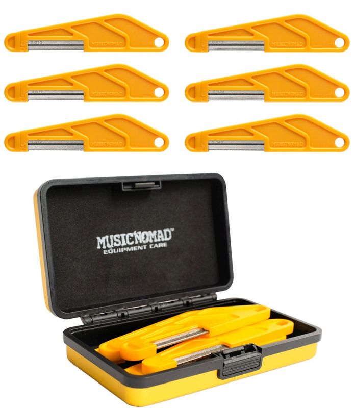 MusicNomad MN670 Acoustic Guitar Nut File Set