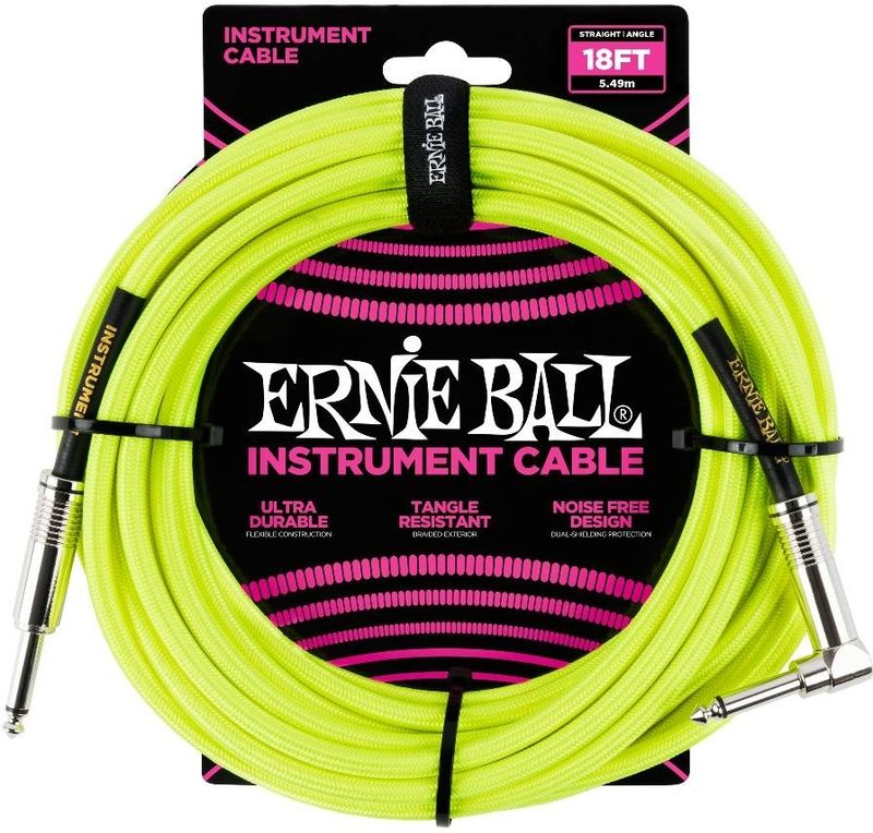 Ernie Ball EB-6085 5,5m Instrumentkabel jack/jack