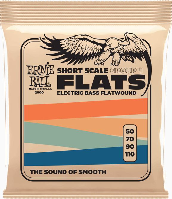 Hovedbilde Ernie Ball 2800 Flatwound GR1 Short Scale