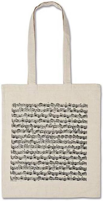 Hovedbilde Tote bag Sheet music white long