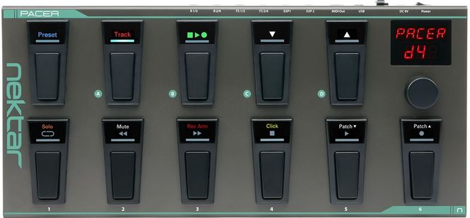 Hovedbilde Nektar Pacer - MIDI DAW fotkontroller med 10st ...