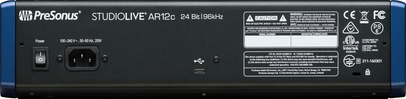 PreSonus StudioLive AR12c - Analog mixer