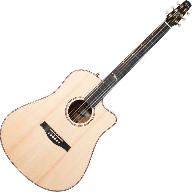Hovedbilde Seagull Artist Mosaic Natural CW HG  Guitar incl. ...