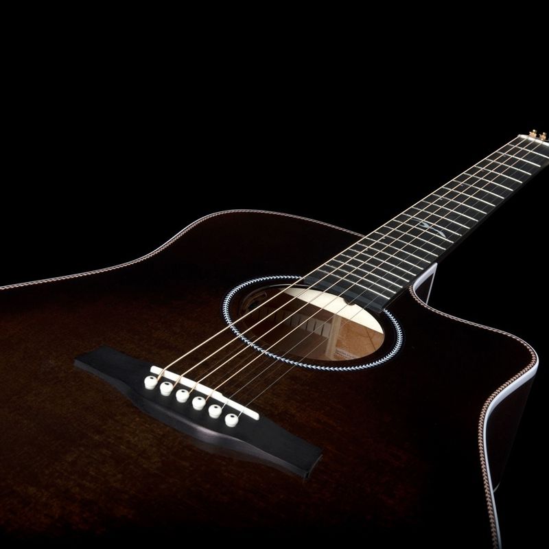 Seagull Peppino Signature CW Bourbon Burst Western Dreadnought guitar