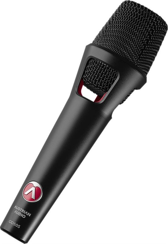 Austrian Audio OD505 Aktiv dynamisk mikrofon för sång. innehåller OCH1 Mic Clip, MSC1 väska
