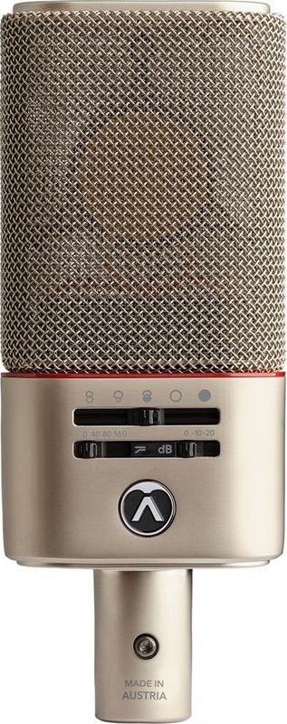 Austrian Audio OC818 Studio Set - OC818 mikrofon, spidermount, mini XLR, mikrofonhållare, vindskydd och väska