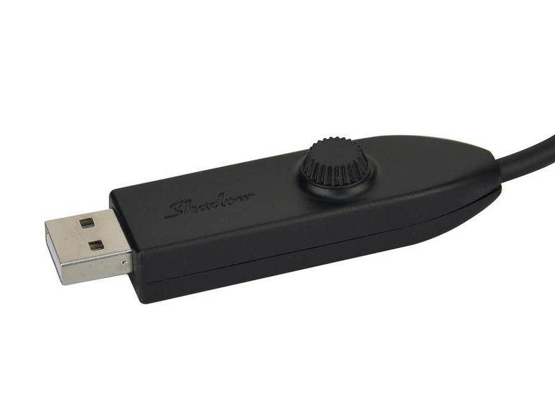 Shadow SH-USB-GC guitar cable with USB connector and gain control