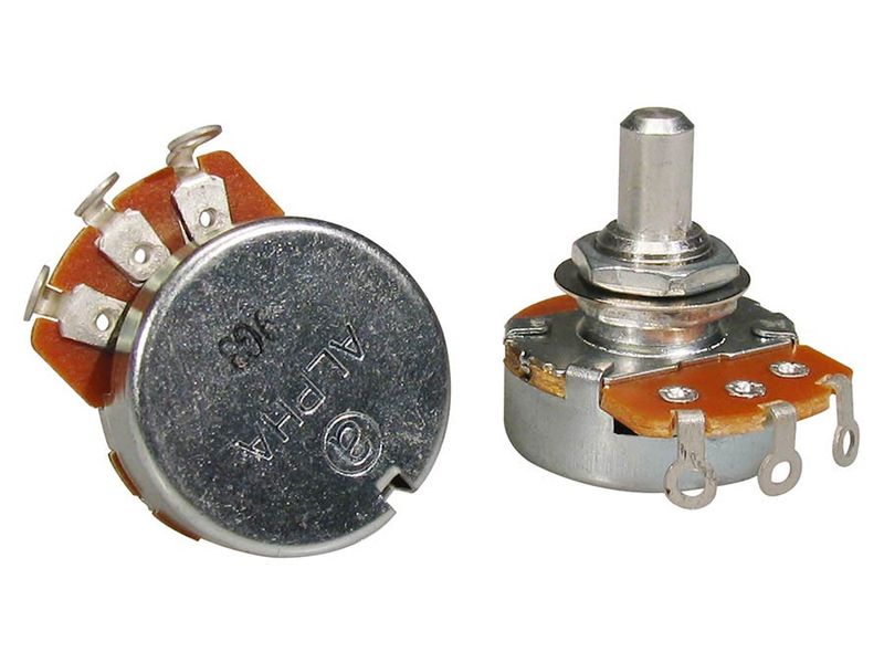 Alpha 500K Audio Potentiometer Short