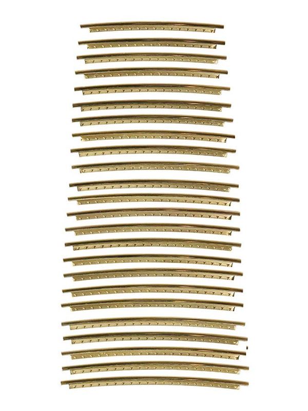 Hosco Japan HFPB-M1-P24 packaged precut phosphor bronze fretwire, medium, 2.40 x 1.20mm crown size, 24 pcs