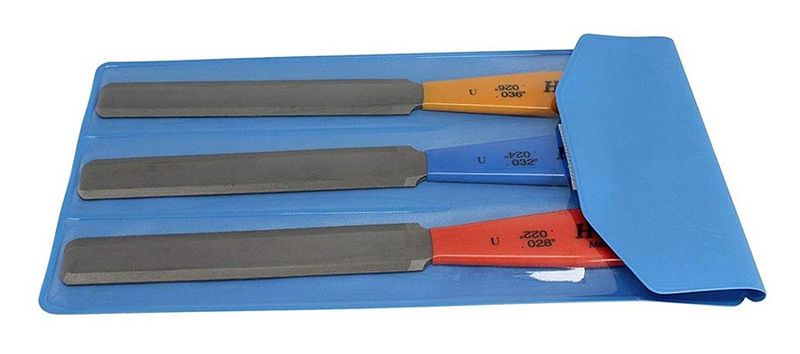 Hosco Japan Nut Slotting Files Set of 3 pcs Ukelele (022, 028, 024, 032, 026 036)