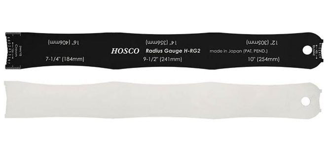 Hovedbilde Hosco Japan Stainless Steel Fingerboard Radius ...