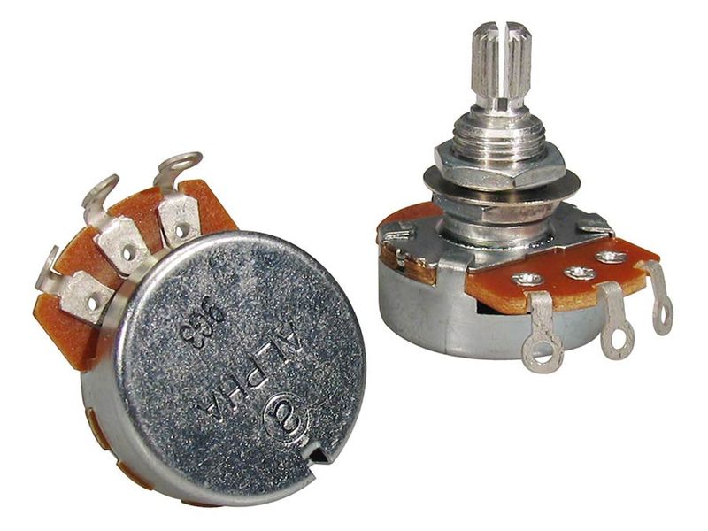Alpha 500K Audio Potentiometer Standard