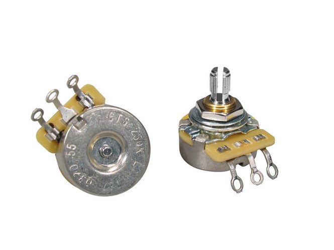 Hovedbilde CTS USA B55 Potentiometer 250k Linear - Short Bushing