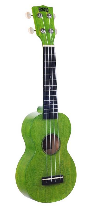 Mahalo Island Series, soprano ukulele, sea green, with bag