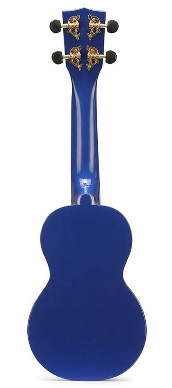 Mahalo Smiley Series, soprano ukulele, blue, with bag