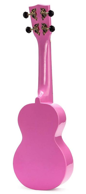 Mahalo Smiley Series, soprano ukulele, pink, with bag