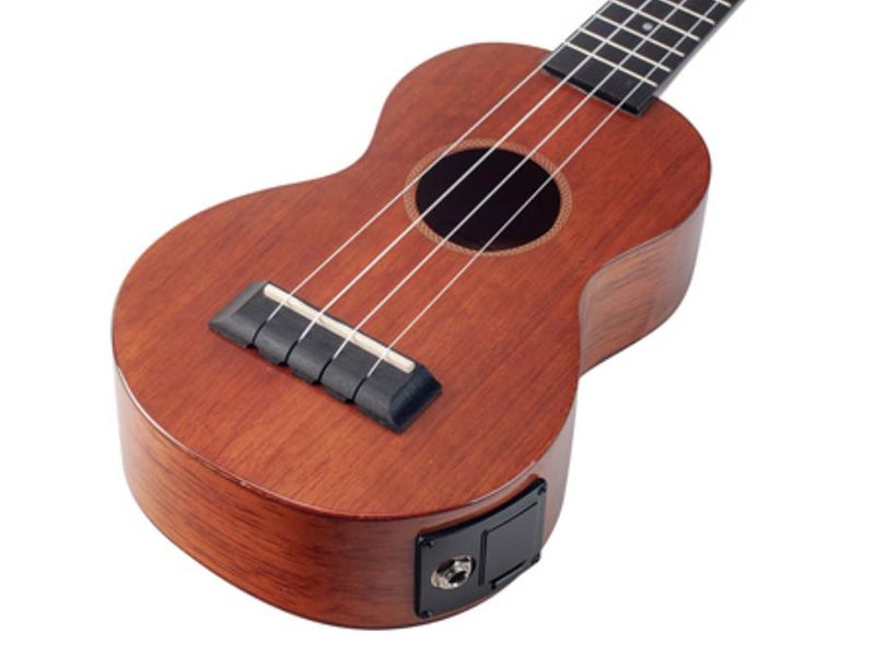 Mahalo Java Series, soprano ukulele, 1V+1T (MVT2), vintage natural, with bag