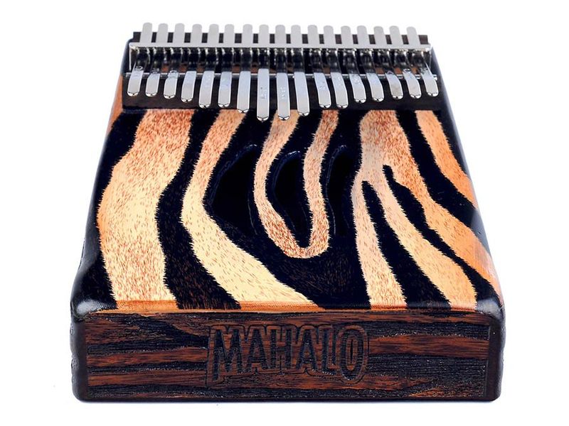 Mahalo  kalimba 17 keys ZEBRA, with tuning hammer and bag