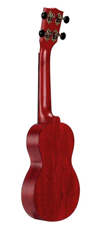 Mahalo Slimline Series, soprano ukulele, transparent red, with bag