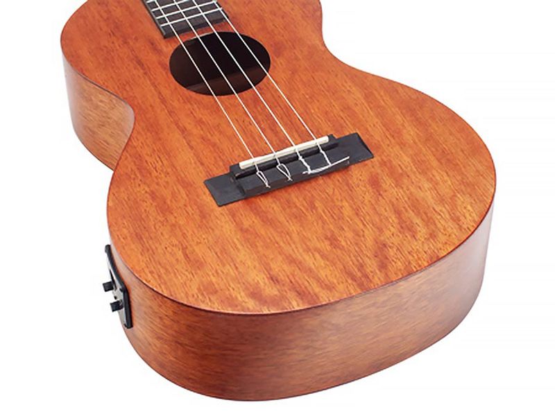 Mahalo Java Series, baritone ukulele, 1V+1T (MVT2), transparent brown, with padded bag & strap