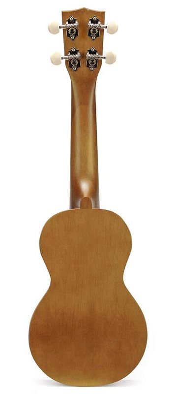 Mahalo Smiley Series, soprano ukulele, transparent brown, with bag