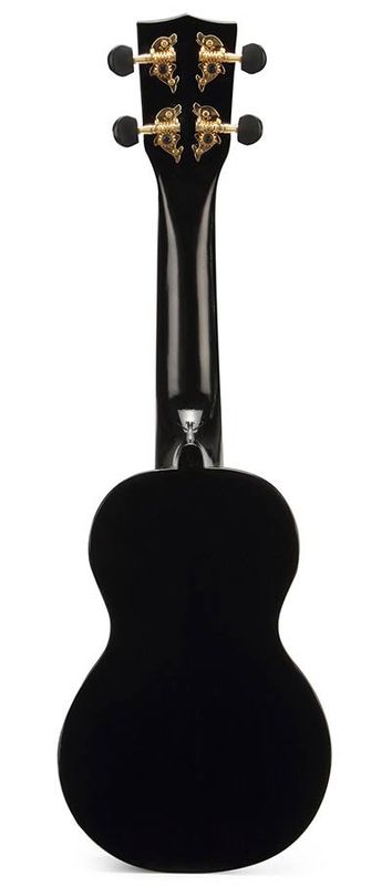 Mahalo Rainbow Series, soprano ukulele, black, with bag