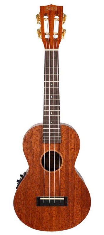 Mahalo Java Series, concert ukulele, 1V+1T (MVT2), trans brown, with padded bag & strap
