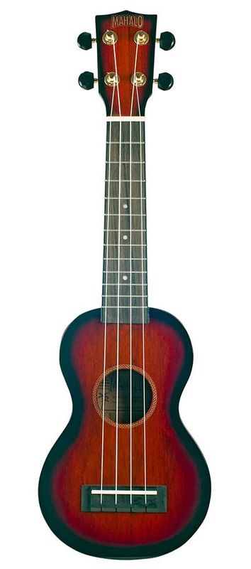 Mahalo Java Series, soprano ukulele, 3 tone sunburst, with bag
